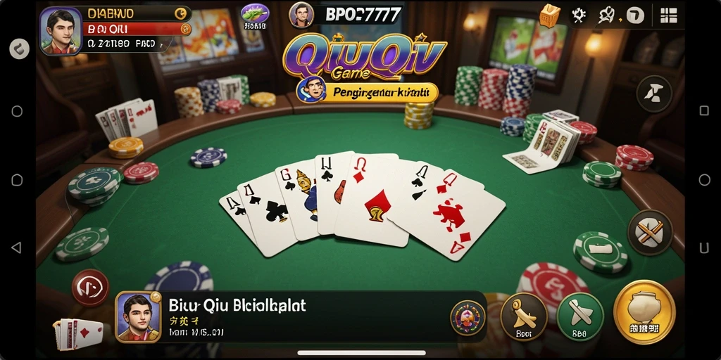 Tampilan gameplay QiuQiu yang menarik di BPO777.