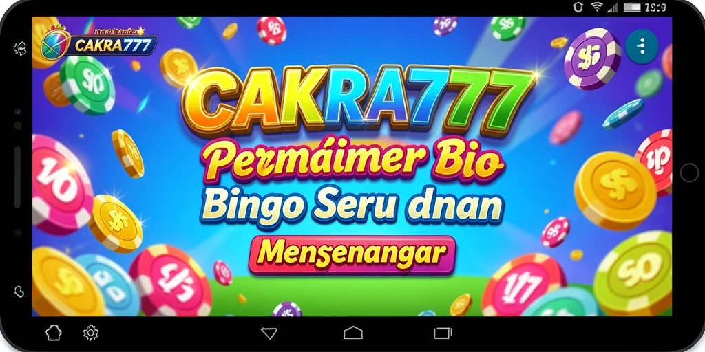 Tampilan gameplay menarik dari CAKRA777 dengan nuansa Bingo yang seru.