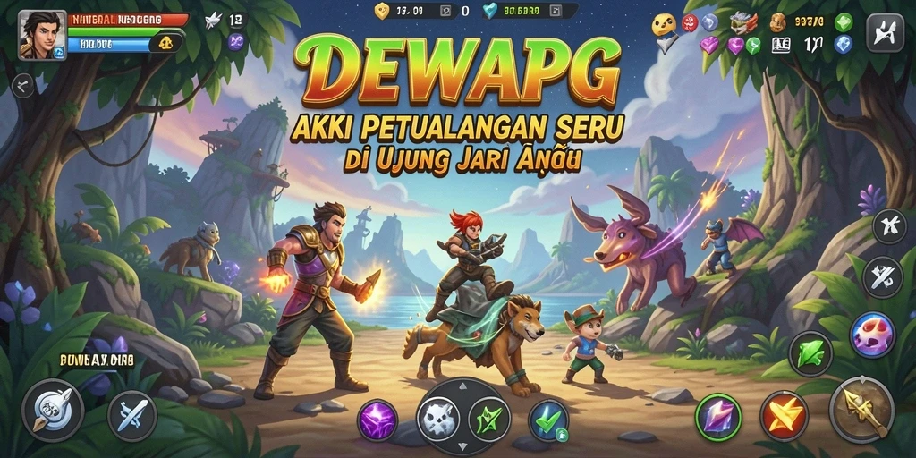 Tampilan gameplay DEWAPG yang mendebarkan dan penuh aksi.