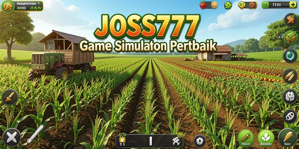 Screenshot JOSS777 menampilkan gameplay pertanian yang seru dan menarik.