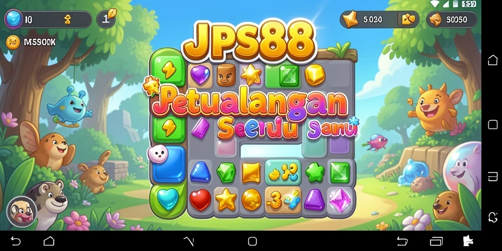 Tampilan gameplay seru dan penuh warna dari JPS88.
