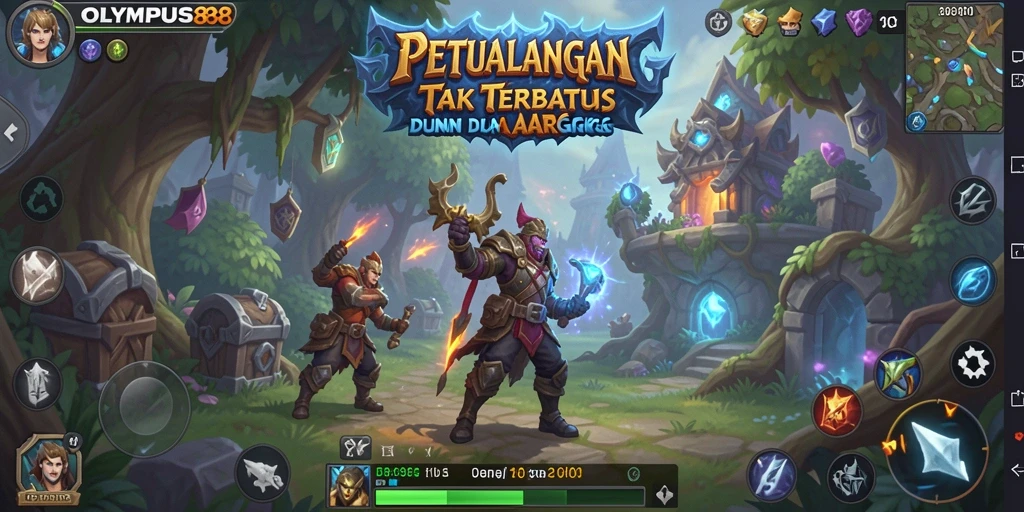 Tampilan gameplay menakjubkan di dunia OLYMPUS88.
