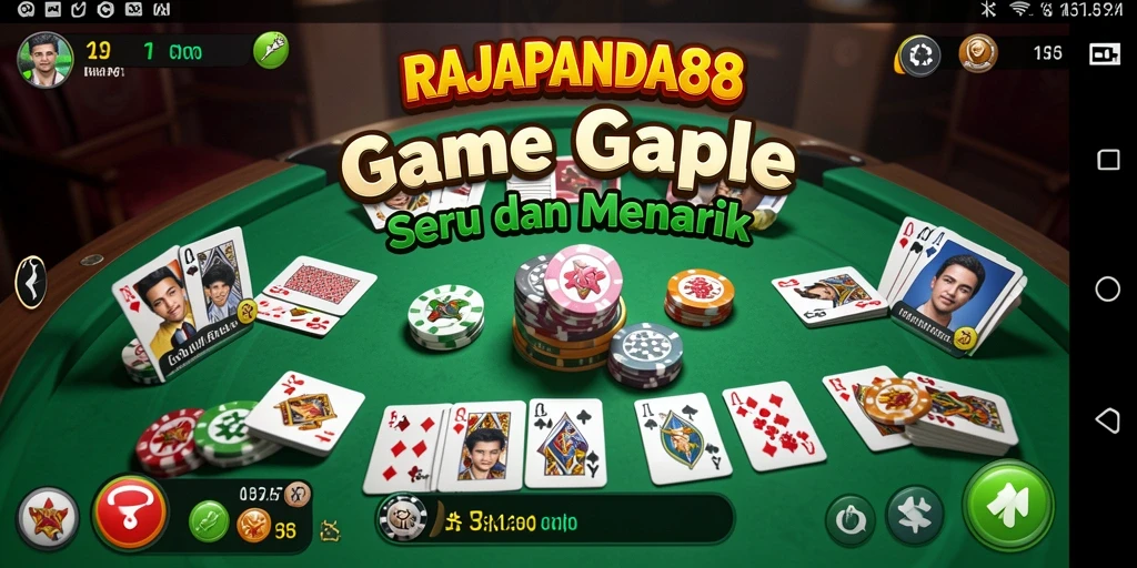 Tampilan gameplay seru dari RAJAPANDA88 dengan teman-teman.