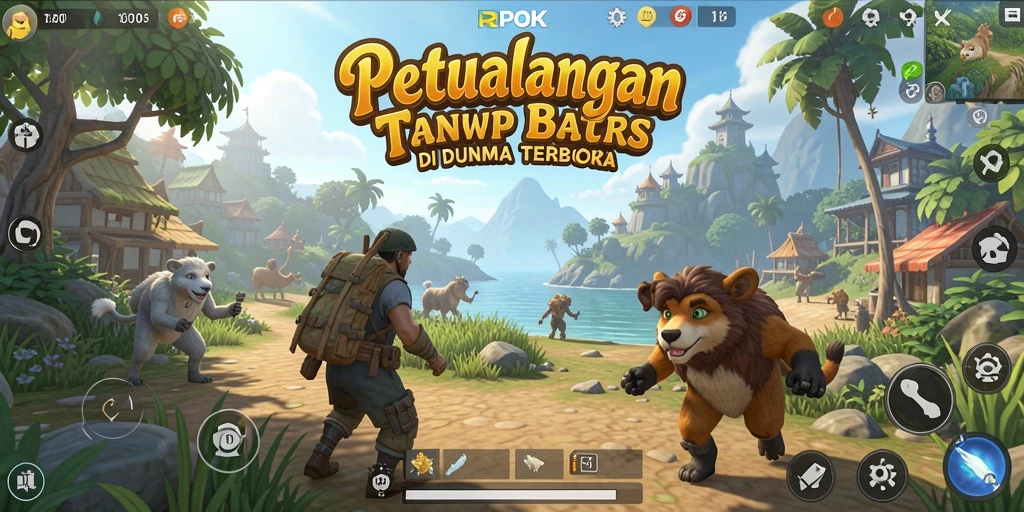 Tampilan gameplay Open World yang menakjubkan dari RPOK.