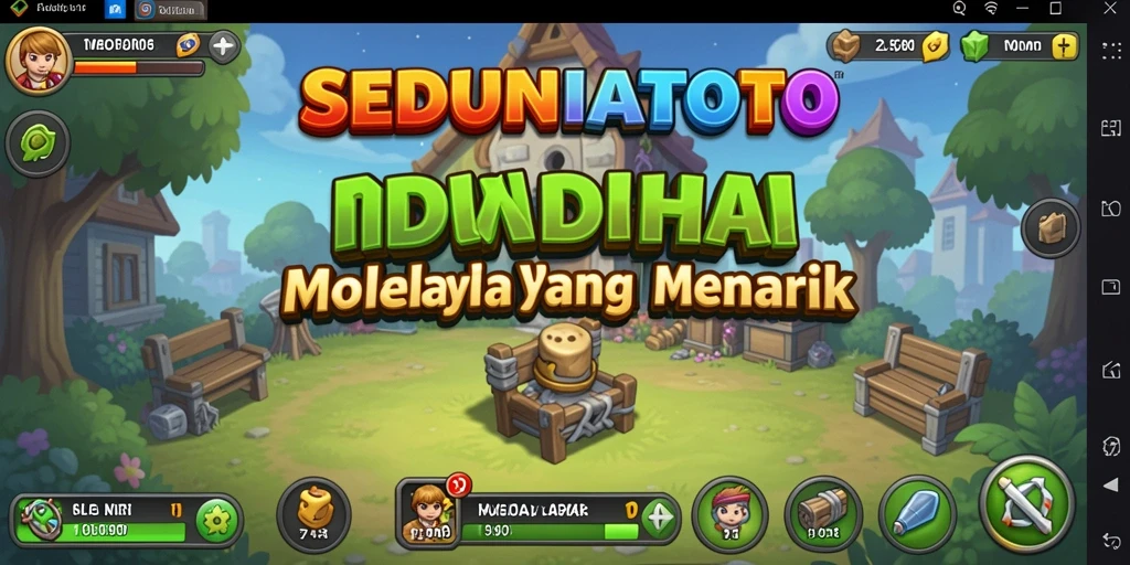Gameplay menarik SEDUNIATOTO dengan berbagai fitur Idle.