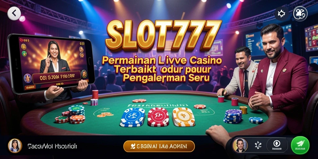 Gameplay seru di <strong>SLOT777</strong> dengan dealer langsung dan interaksi nyata.