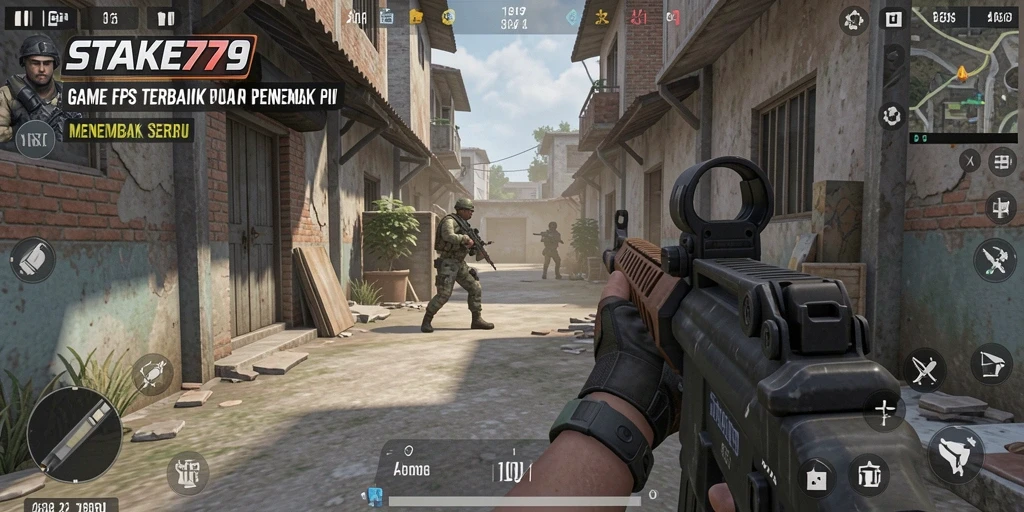 Screenshot menampilkan aksi intens dalam gameplay STAKE779.