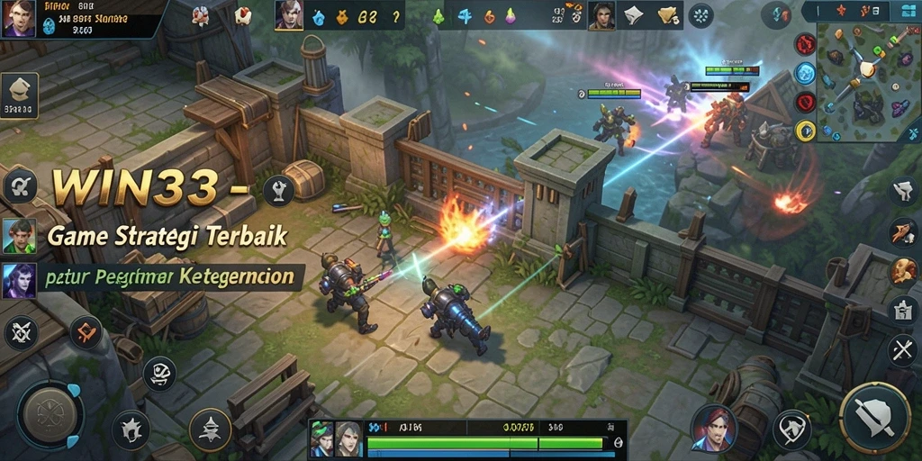Tampilan memukau dari gameplay WIN33 yang menantang strategi pemain.
